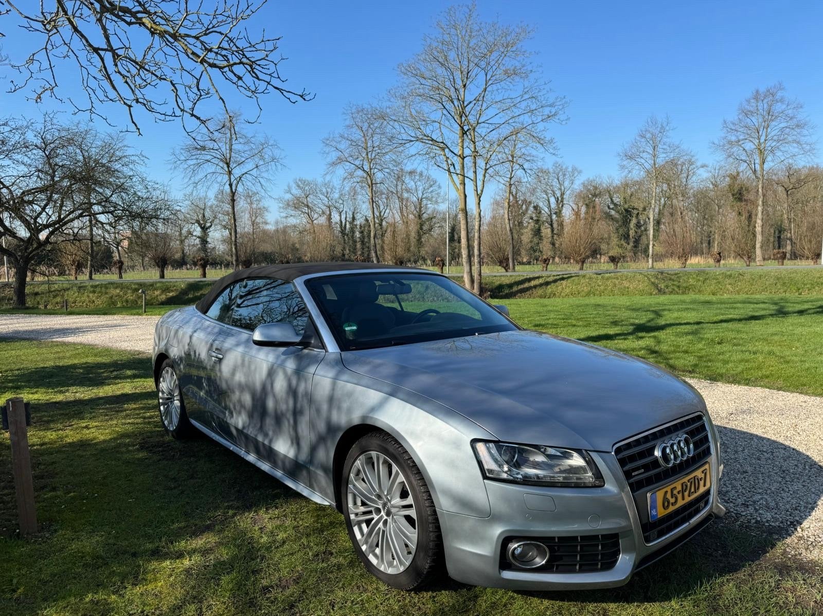 Audi A5 2.0 Tfsi 155KW Cabrio Quat. S-tr 2011 Grijs, 4 cilinders, 4 stoelen, Origineel Nederlands, Vierwielaandrijving