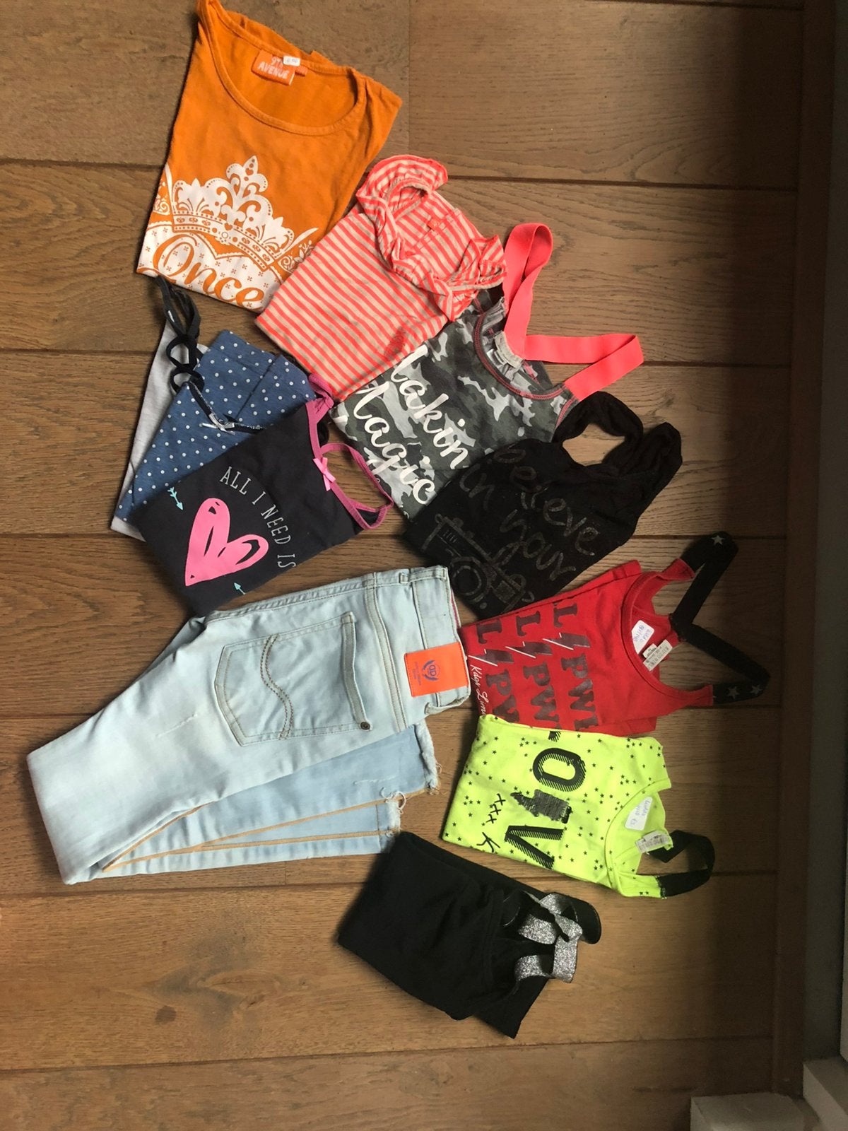 Groot meisjes kleding pakket 122/128/134, Ophalen of Verzenden, Zo goed als nieuw, Maat 128