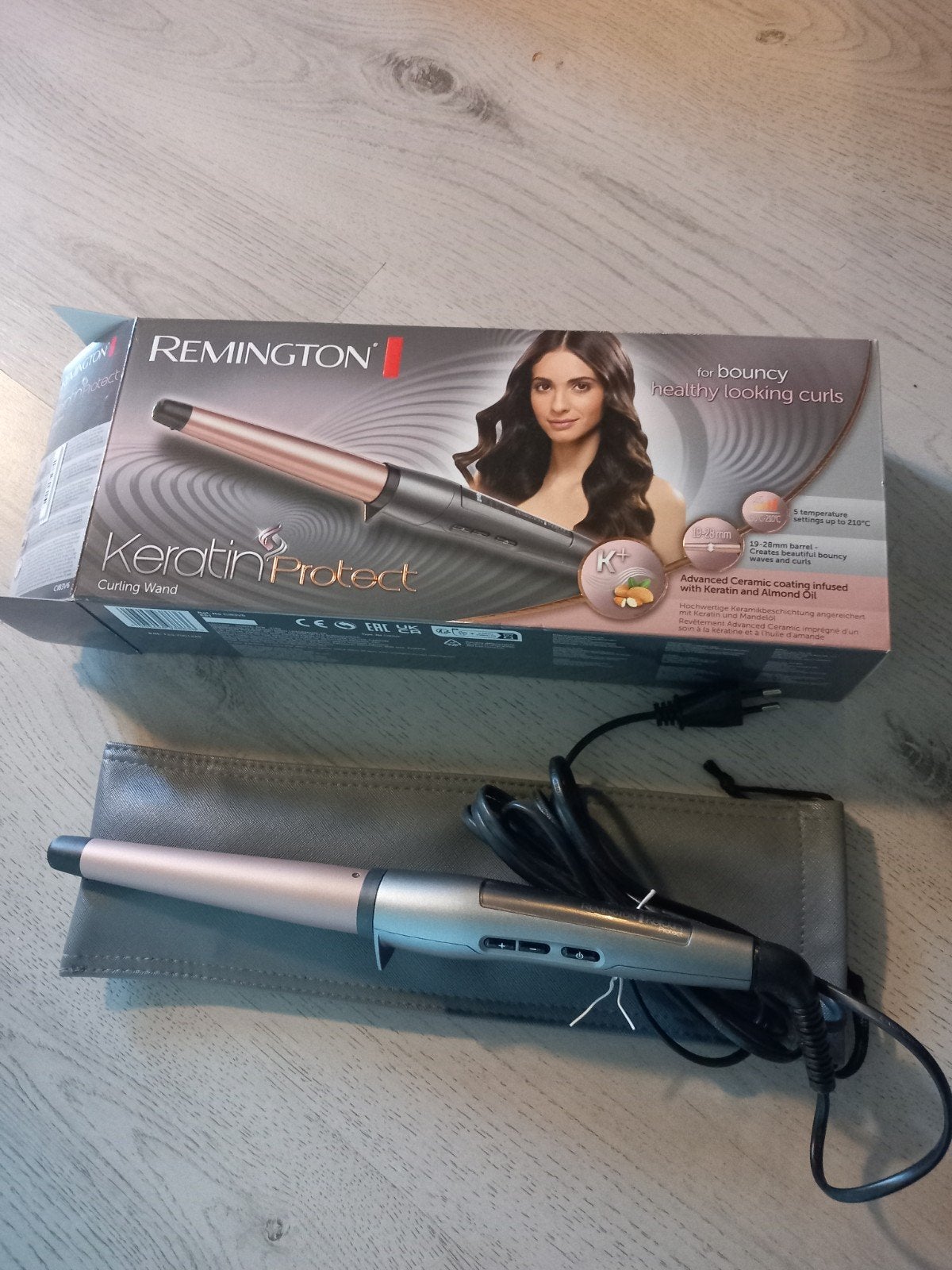 Remington Keratin Protect Krultang - Zo goed als nieuw, Ophalen of Verzenden, Zo goed als nieuw, Haarverzorging