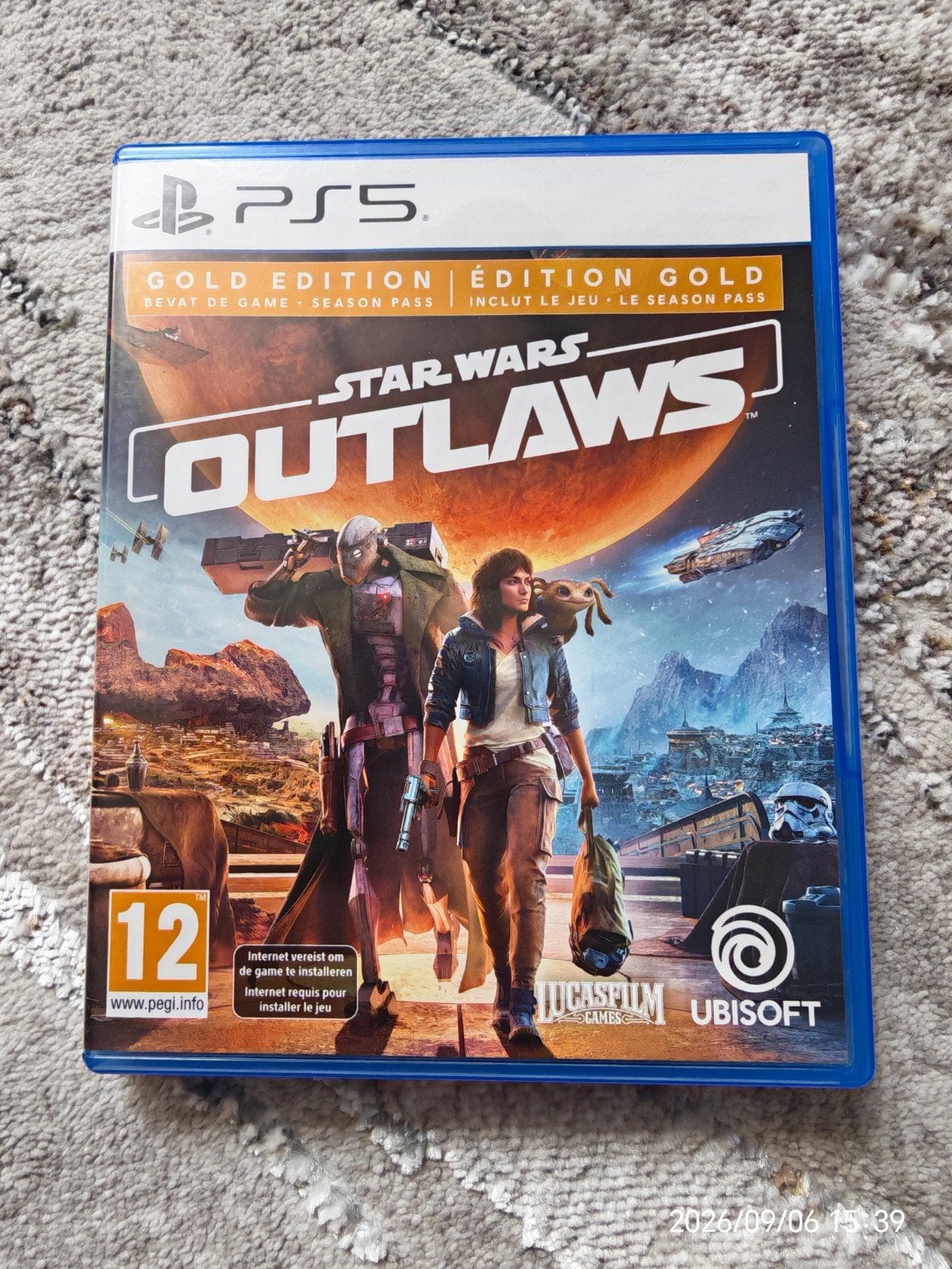 Star Wars Outlaws PS5, Spelcomputers en Games, 1 speler, Ophalen of Verzenden, Zo goed als nieuw, Avontuur en Actie