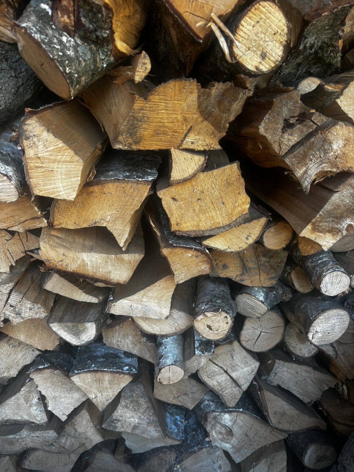 Haardhout Eik, Berk, Mix & droog aanmaakhout – 30 cm, Minder dan 3 m³, Ophalen