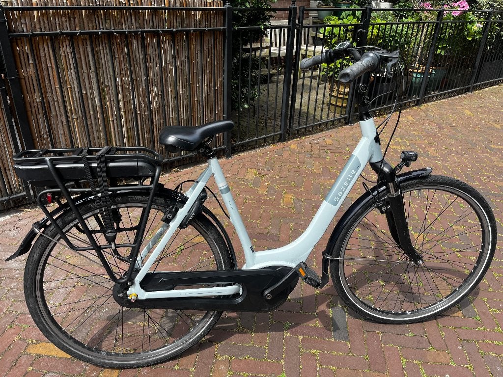 Gazelle PARIS C7 HMB 57cm lichtblauw mat, Fietsen en Brommers, Fietsen | Dames | Damesfietsen, Zo goed als nieuw, Gazelle, Versnellingen