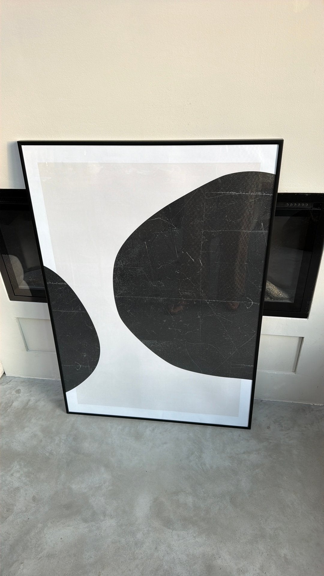 ** lijst 50x70 cm zwart**, Ophalen, Zo goed als nieuw, Zwart