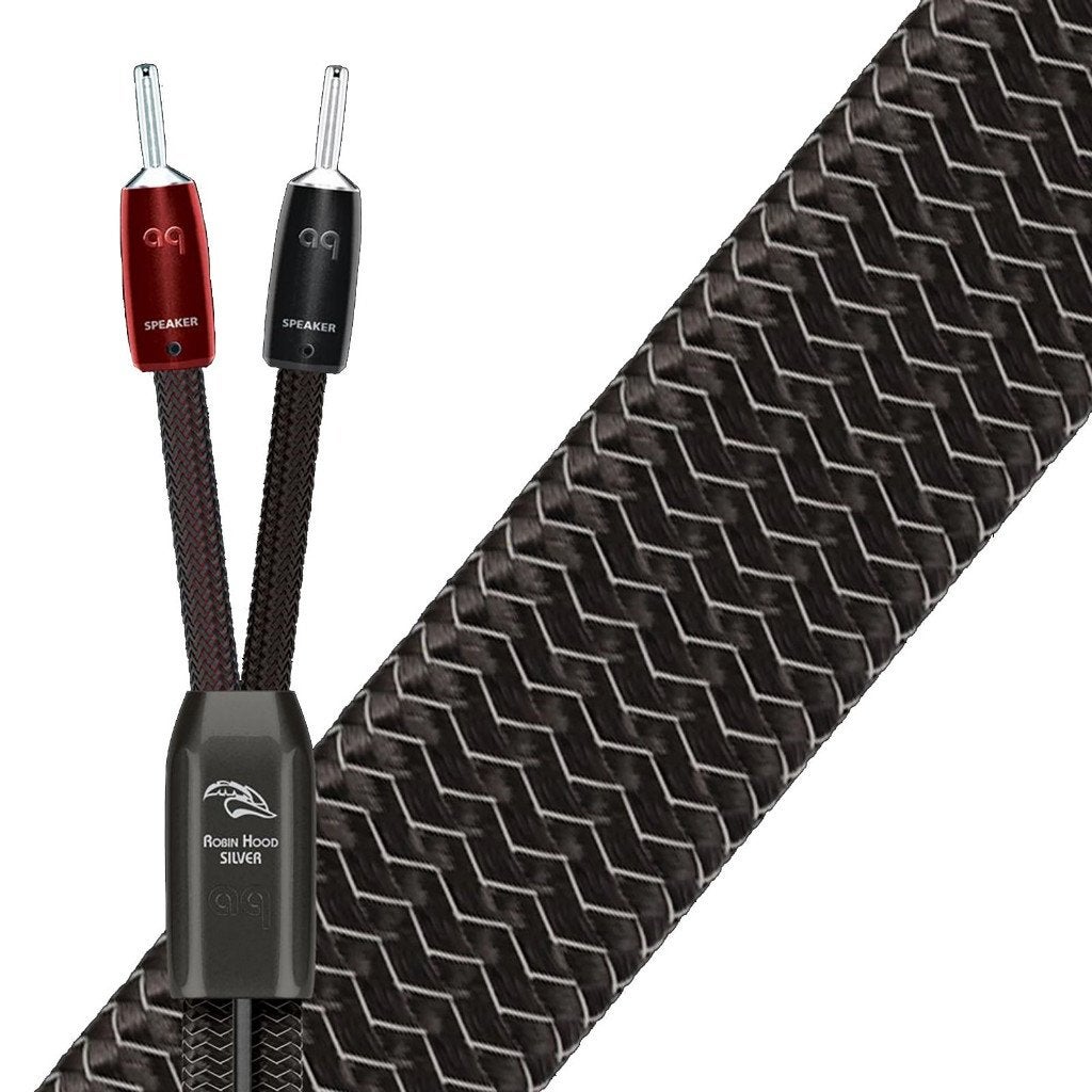 AudioQuest RobinHood Silver, Ophalen of Verzenden, Nieuw, 2 tot 5 meter, Luidsprekerkabel