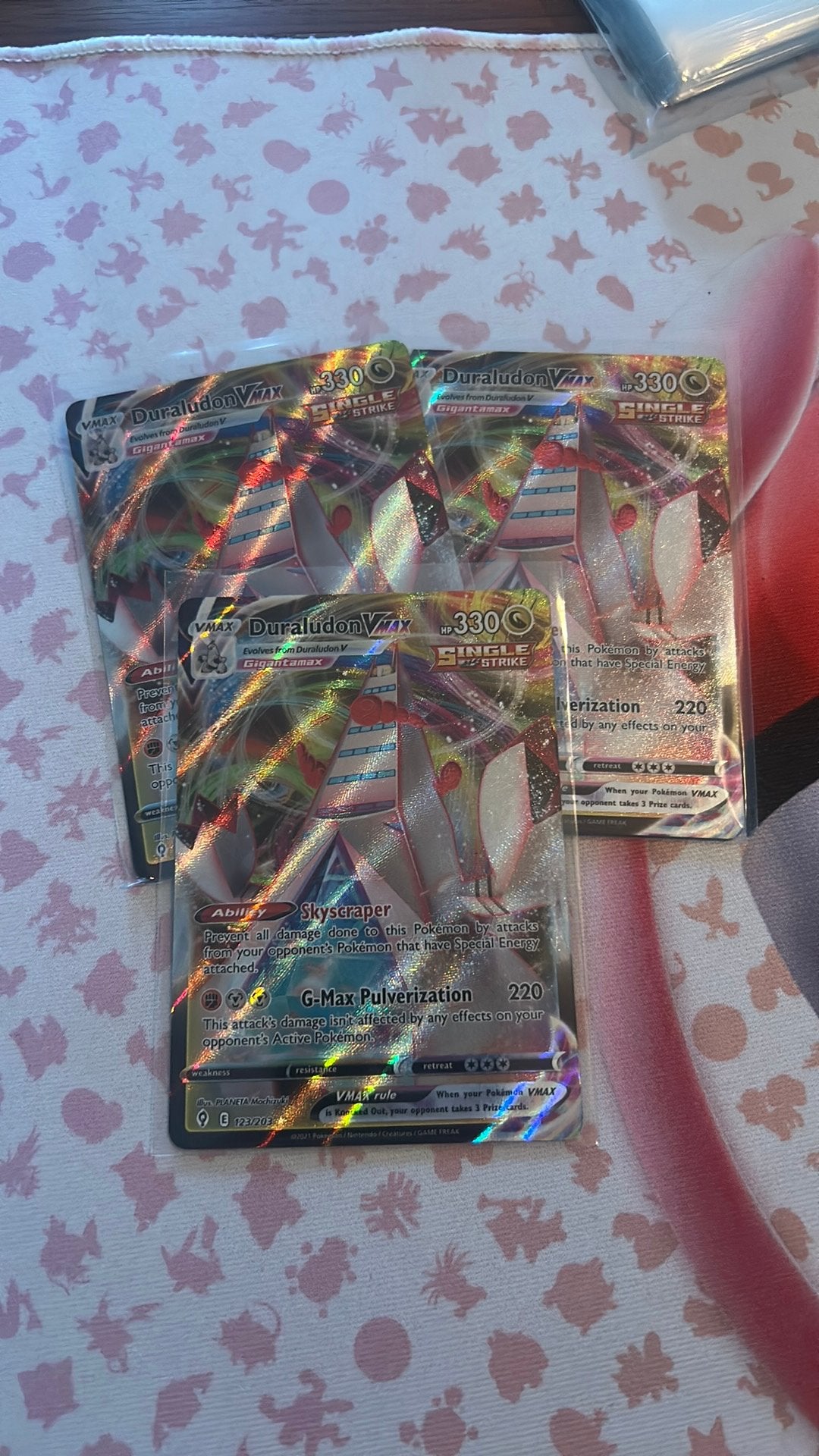 Duraludon Vmax Evolving Skies, Ophalen of Verzenden, Zo goed als nieuw