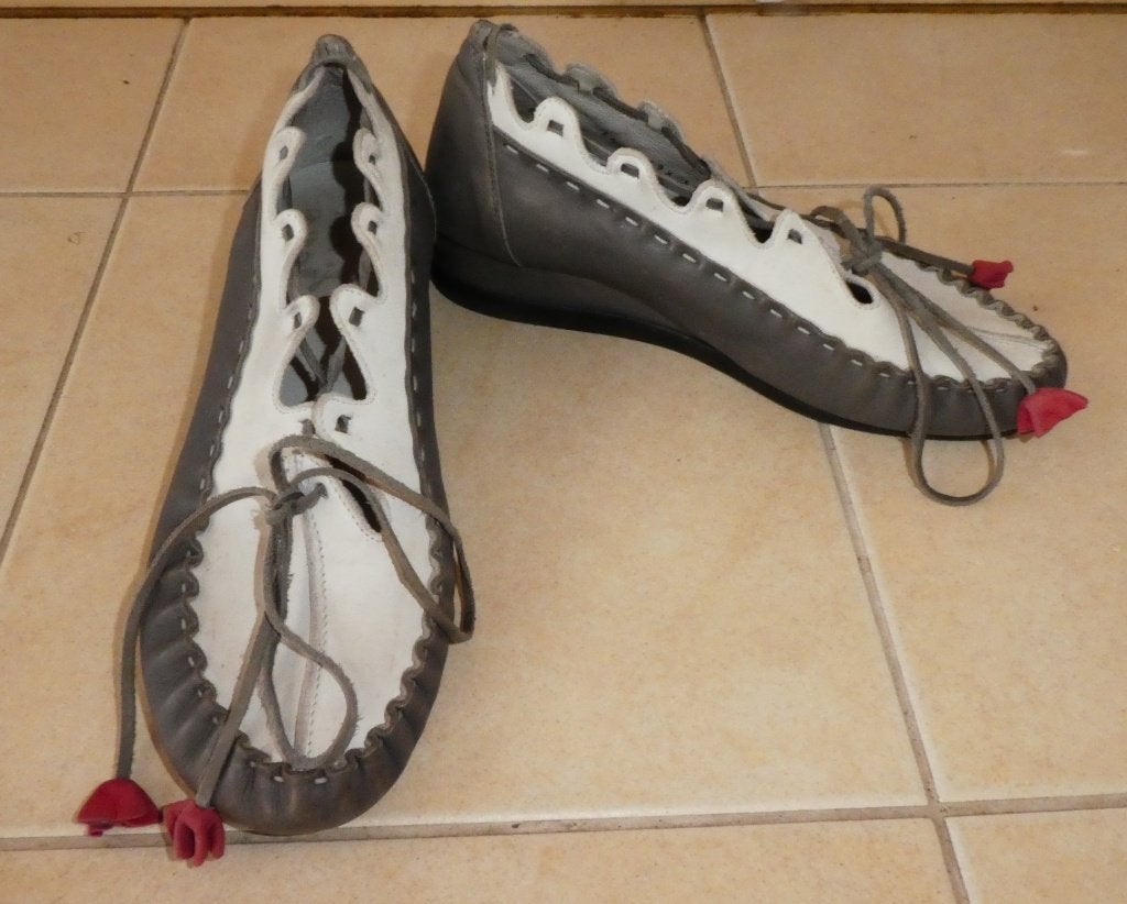 Jan Jansen Sense ballerina's maat 39 wedge 3,5 cm grijs wit, Overige kleuren, Verzenden, Jan Jansen Sense, Ballerina's