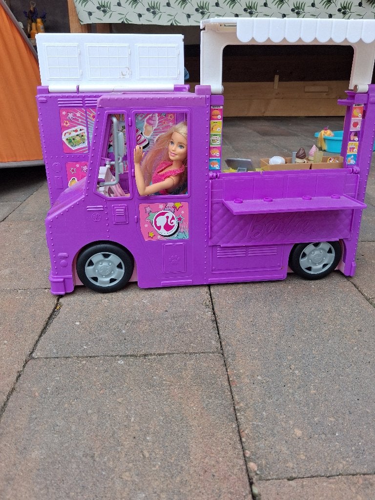 Barbie snackbar, Ophalen, Gebruikt