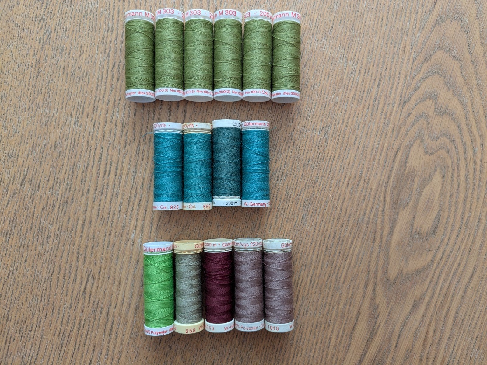 Gutermann naaigaren 100% polyester - diverse kleuren, Ophalen, Nieuw, Garen of Naald(en)