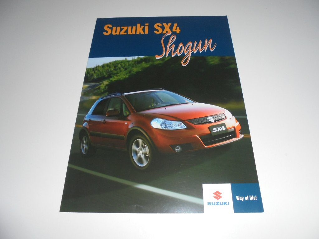 brochure Suzuki SX4 Shogun  2008, Ophalen of Verzenden, Nieuw, Overige merken