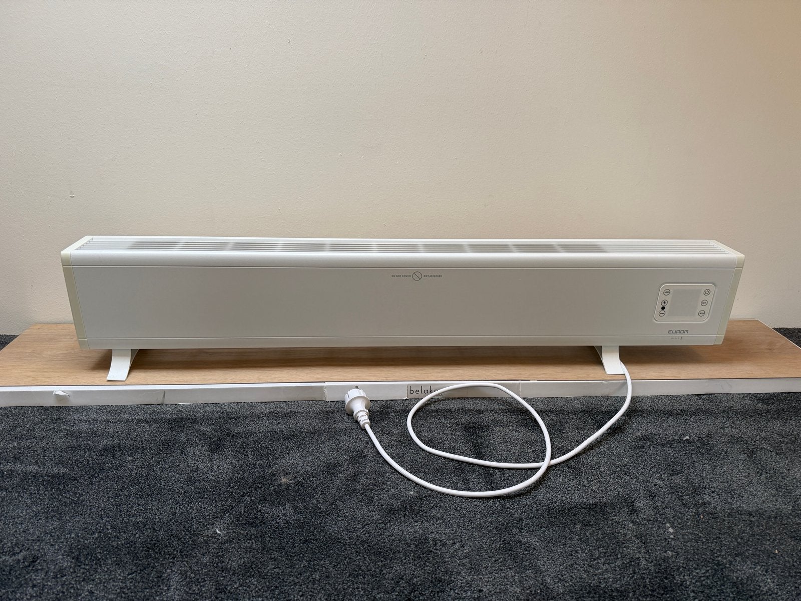 Eurom Alutherm Baseboard 2000 White Convector Kachel, Ophalen, Minder dan 30 cm, Kachel, Zo goed als nieuw