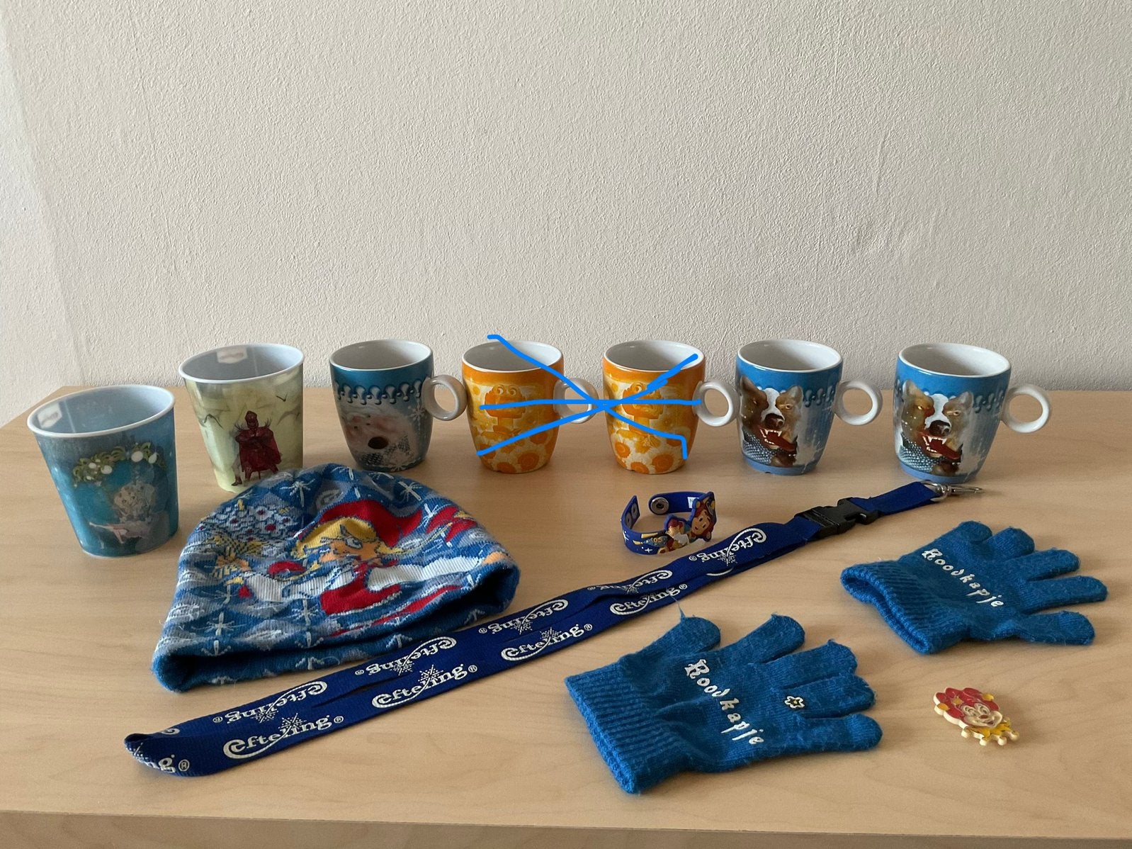 Diverse Eftelingspulletjes o.a: lantaarn,dvd’s,tasje,mutsjes, Ophalen of Verzenden, Nieuw