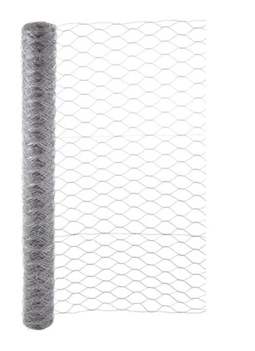 (M154) Garmix Kippengaas 50mm 1mm 100cm x 25m, Tuin en Terras, Gaas en Draad, Verzenden, Zo goed als nieuw, 20 meter of meer, Gaas