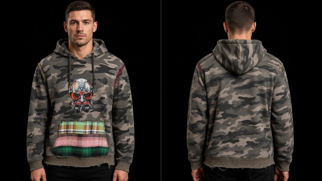 Custom Camo Hoody "Sneakerfreaks" Collectie, Craft1, Ophalen of Verzenden, Gedragen, Meerkleurig