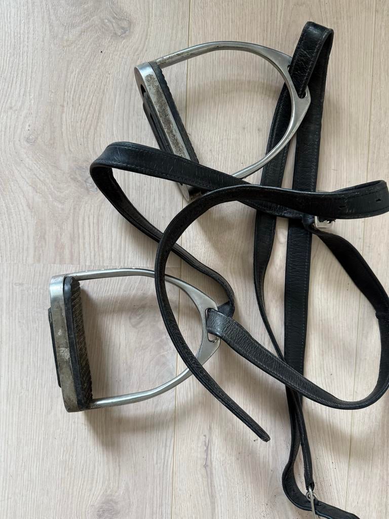 Stijgbeugels met stijgbeugelriemen, Dieren en Toebehoren, Ophalen of Verzenden, Gebruikt, Dressuur