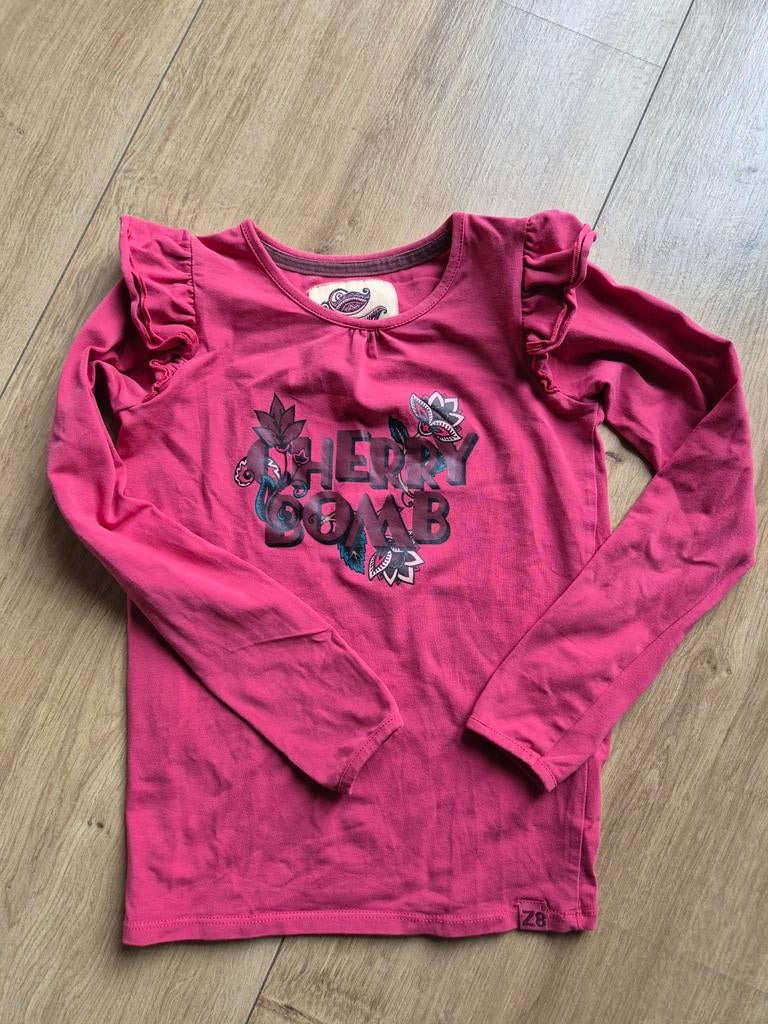 Z8 Longsleeve, mt 128-134, Kinderen en Baby's, Kinderkleding | Maat 134, Meisje, Z8, Ophalen of Verzenden, Zo goed als nieuw