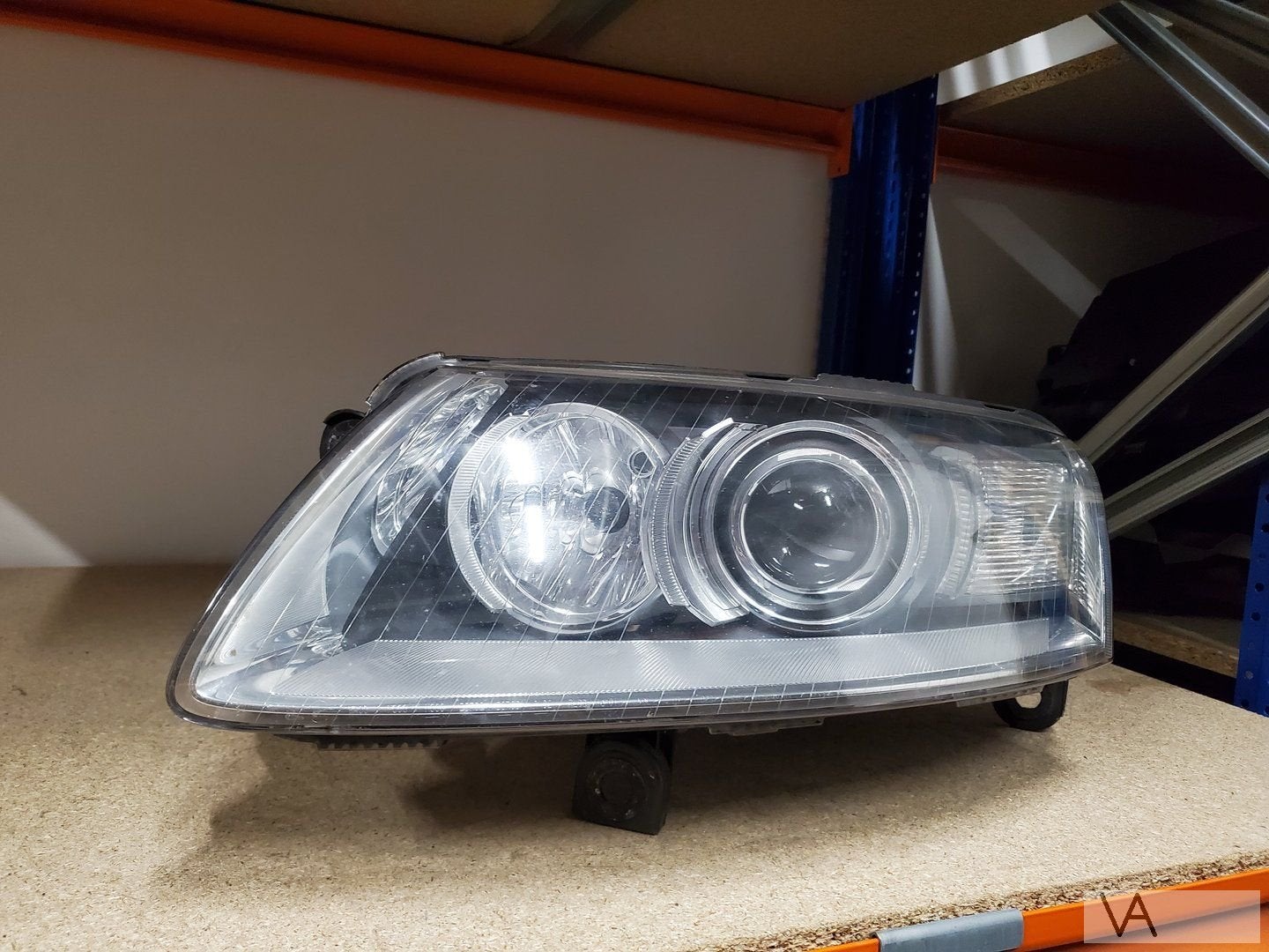 Audi A6 4f 2004 - 2009 koplamp links xenon met bochtlicht, Gebruikt, -, -, -