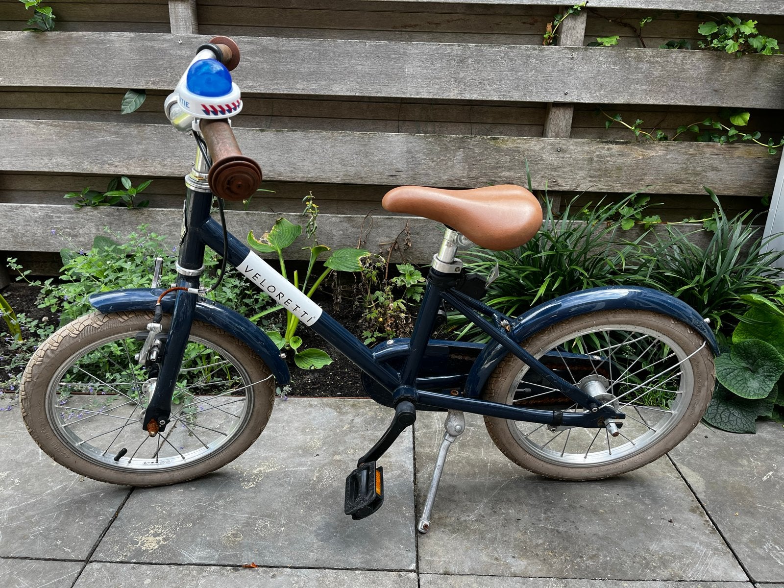 Veloretti kinderfiets 16 inch met zijwielen, Ophalen, Terugtraprem, Zijwieltjes, 16 tot 20 inch