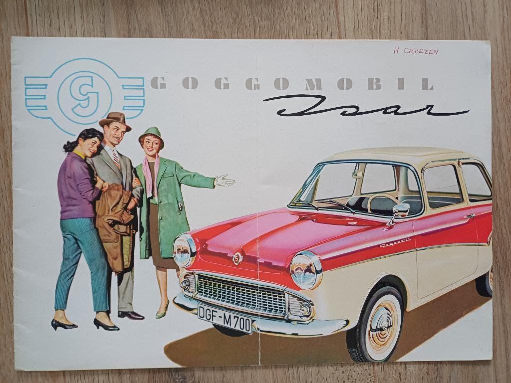 Zeldzame Goggomobil Isar brochure, Boeken, Auto's | Folders en Tijdschriften, Ophalen of Verzenden, Gelezen, Overige merken