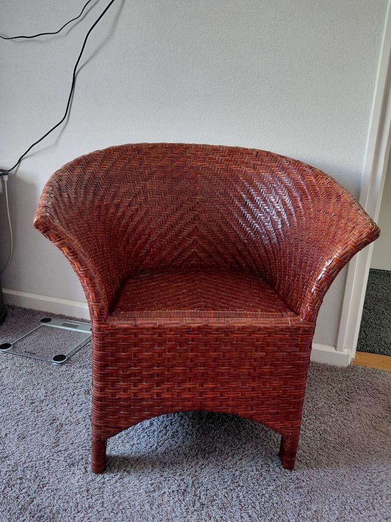 Design echt lederen pastoral chair, Huis en Inrichting, Ophalen, Zo goed als nieuw, Zwart, Eén