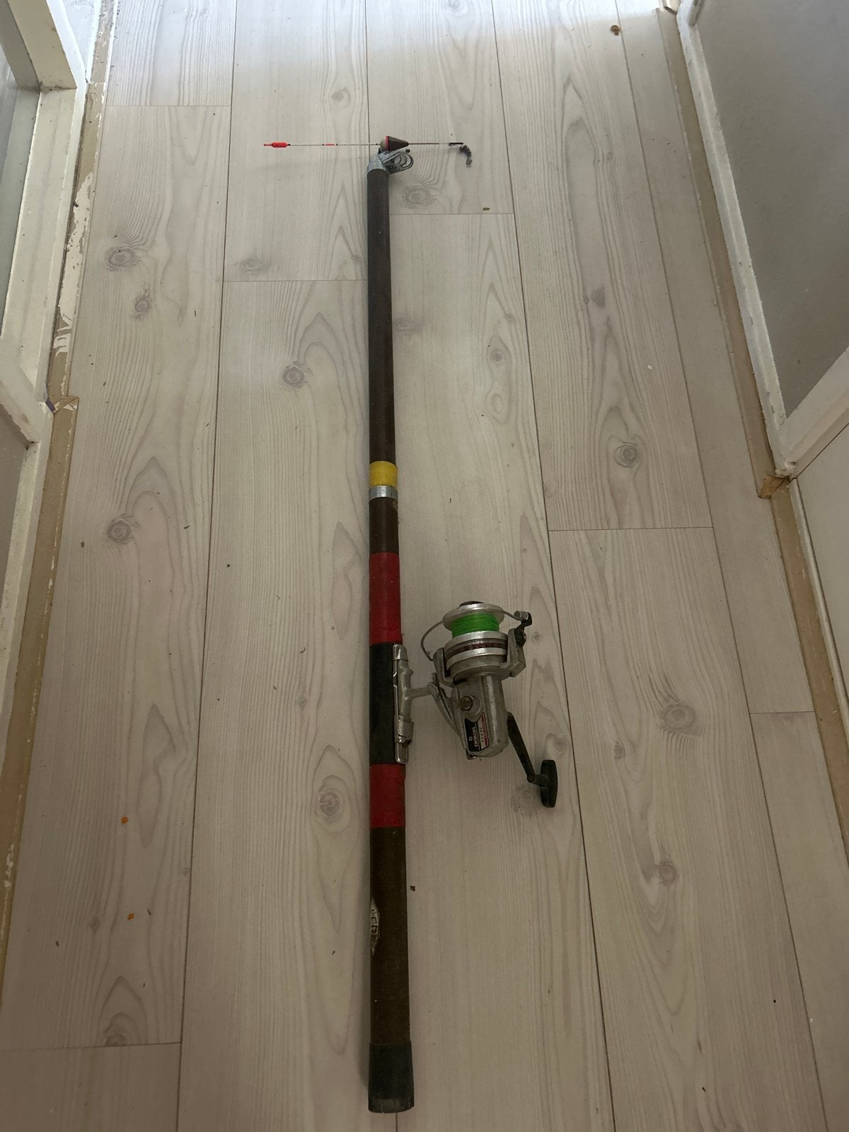 Vintage Daiwa 4000C Werphengel met Molen - Gebruikt, Watersport en Boten, Hengelsport | Algemeen, Ophalen, Gebruikt, Complete hengel
