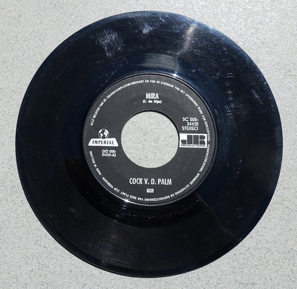 Cock v.d. Palm - Mira / Bella Lucia (7 inch single), Gebruikt, 7 inch, Ophalen of Verzenden, Beschermende buitenhoes