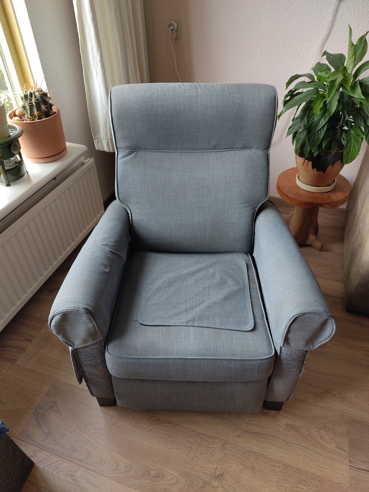 GRATIS relax fauteuil van Ikea, Huis en Inrichting, Fauteuils, Ophalen, Gebruikt, 75 tot 100 cm, 50 tot 75 cm