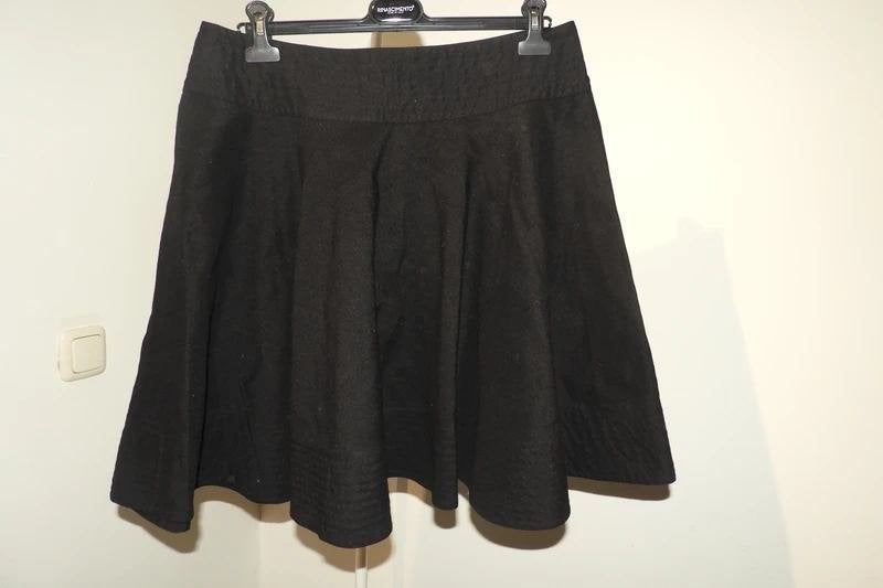 Pauw Amsterdam wijder uitlopende rok linnen wol mohair 3/40, Kleding | Dames, Maat 38/40 (M), Verzenden, Zwart, Pauw