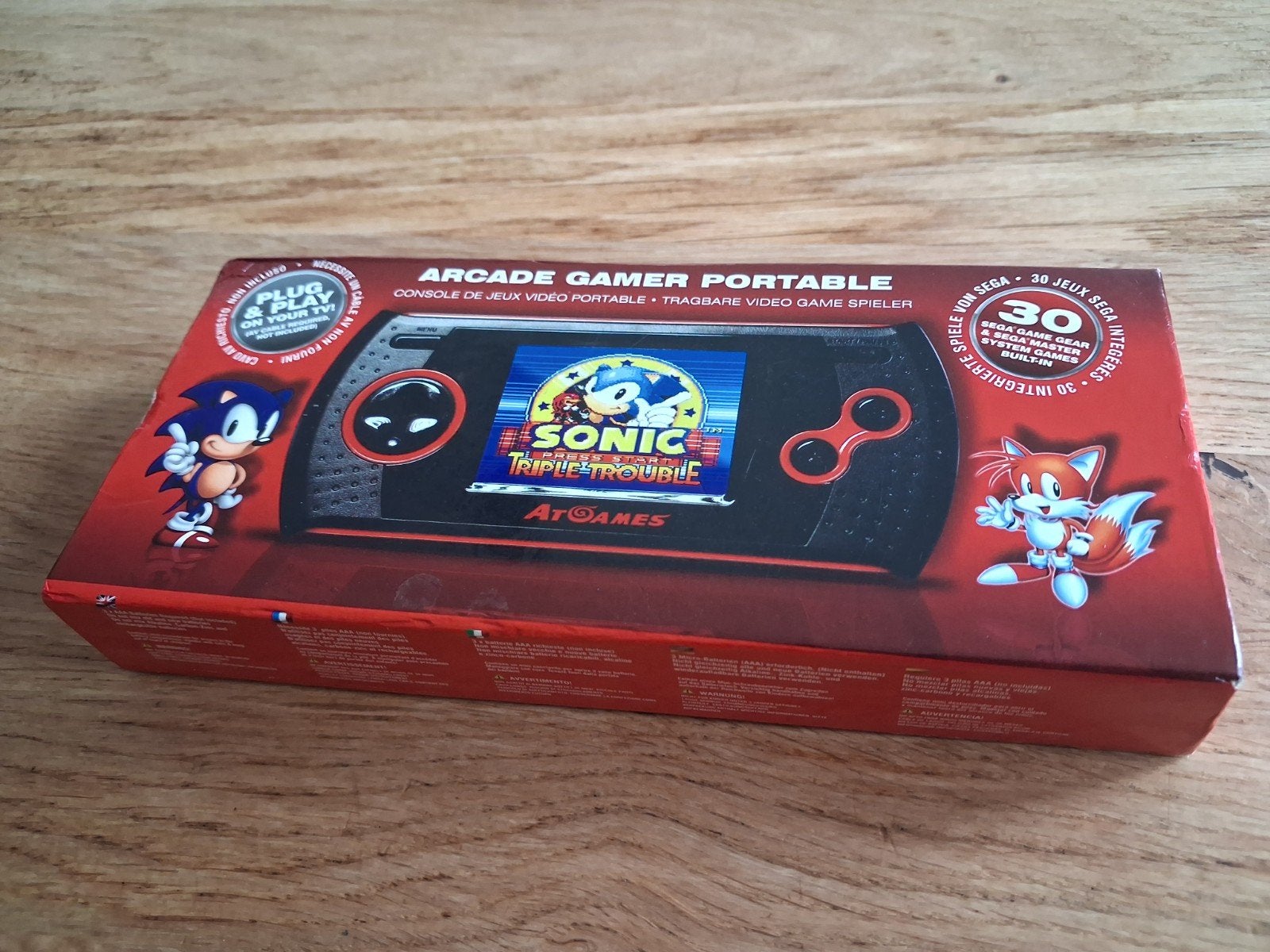 Sega Arcade Gamer Portable - inclusief 30 games, Game Gear, Met games, Ophalen of Verzenden, Zo goed als nieuw
