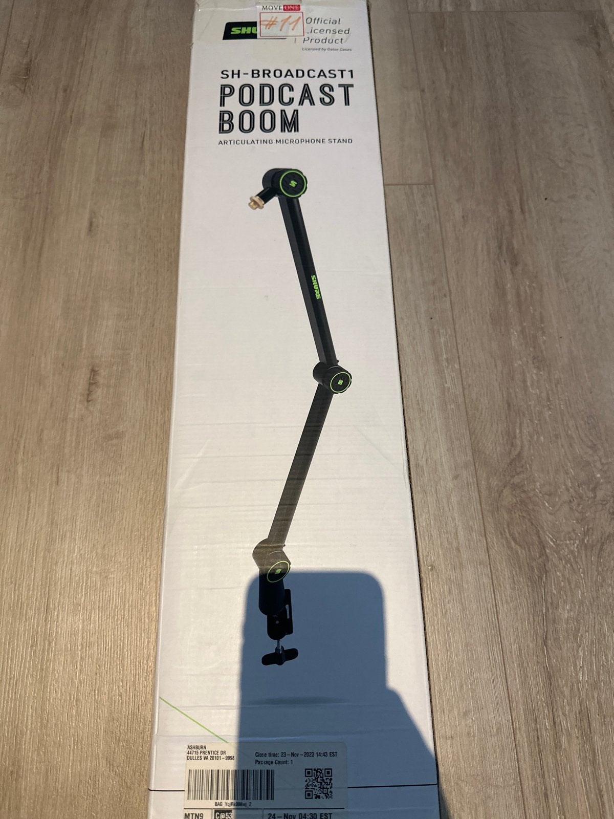 Shure SH-BROADCAST1 Podcast Boom Microfoonstandaard, Ophalen, Nieuw, Studiomicrofoon