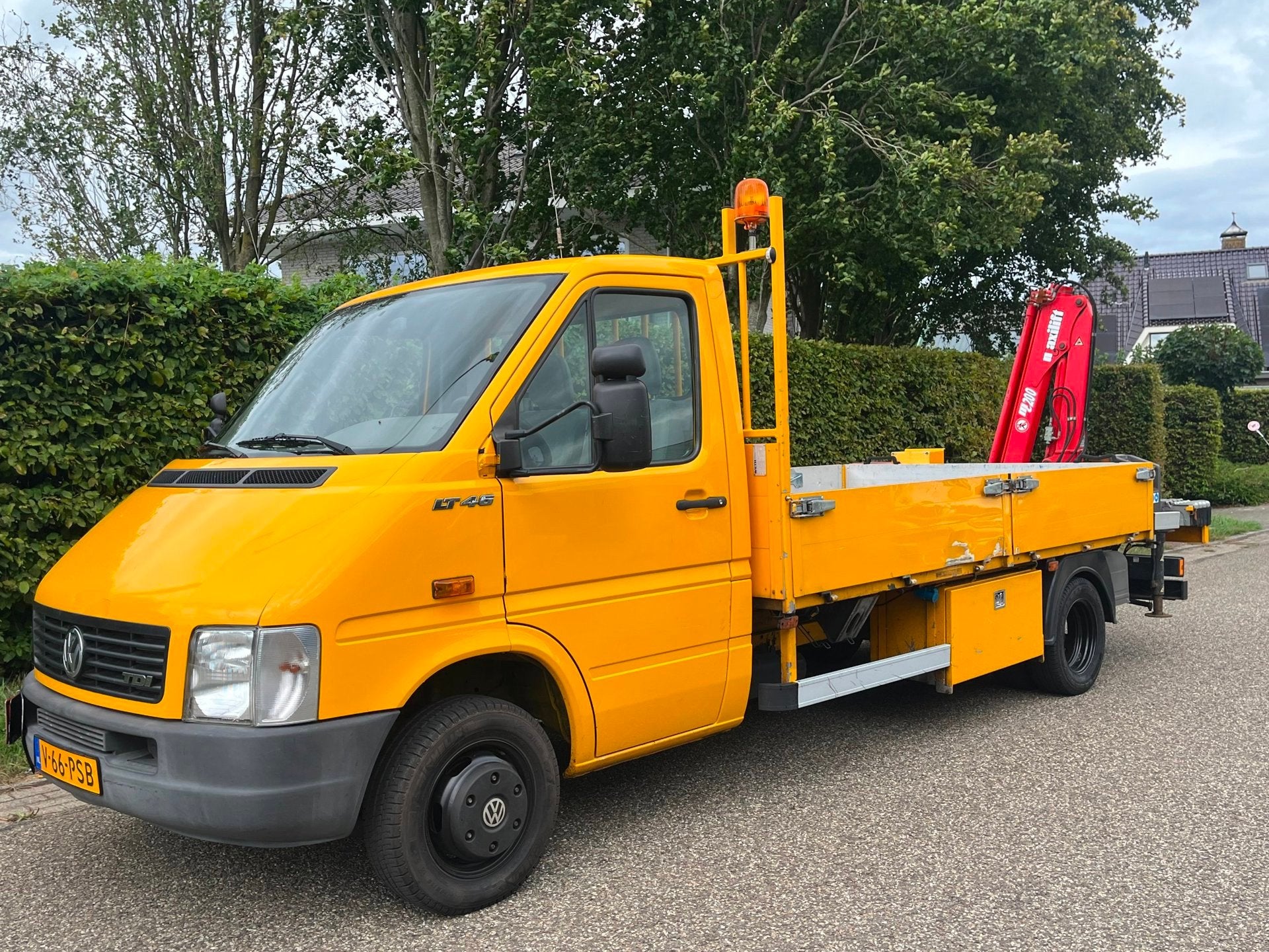 Volkswagen LT 46 2.5 TDI Open laadbak |Kraan, Auto's, Gebruikt, 95 pk, Volkswagen, 3000 kg