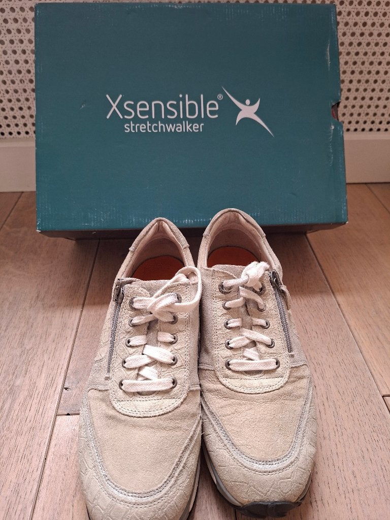 Xsensible stretchwalker - maat 38H, Beige, Ophalen of Verzenden, Sneakers of Gympen, Zo goed als nieuw