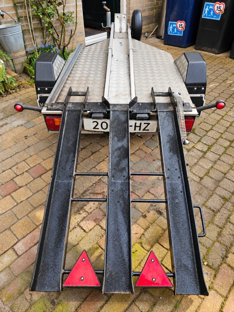 Scootertrailer | Motortrailer | Aanhanger | Trekhaak, Fietsen en Brommers, Ophalen