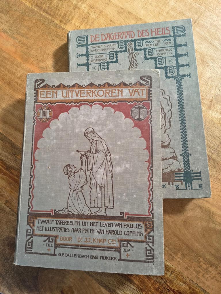 Oude religieuze boeken: De Dageraad des Heils & Een Uit, Boeken, Ophalen of Verzenden, Gelezen, Ds. J. J. Knap Czn., Christendom | Protestants