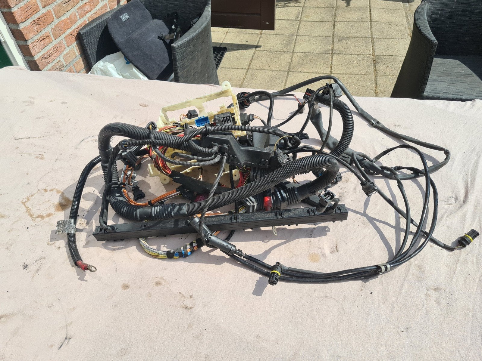 BMW E60 M54B25 motorkabelboom, Ophalen of Verzenden, Gebruikt, Universele onderdelen