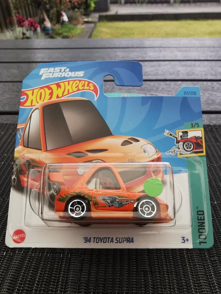 HotWheels Tooned Fast & Furious Toyota Supra, Ophalen of Verzenden, Nieuw, Auto