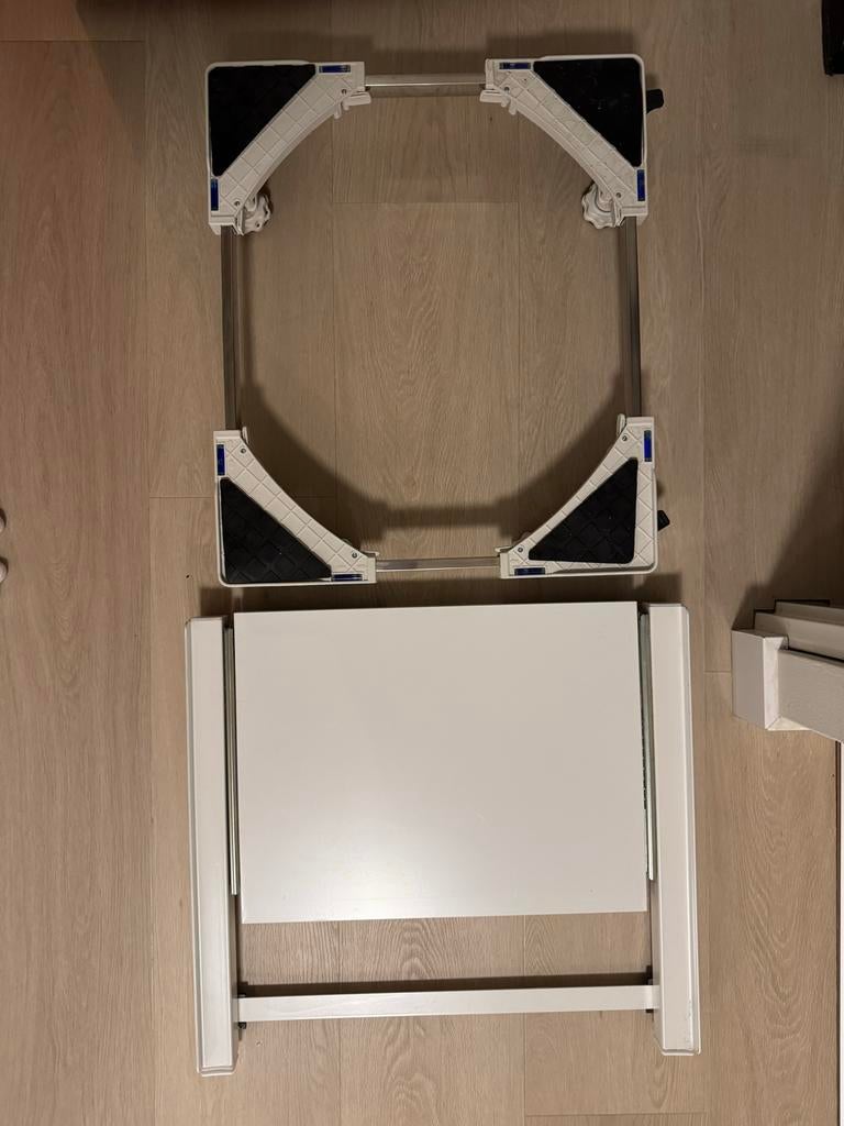 Verrijdbaar onderstel + stapelkit wasmachine/droger, Witgoed en Apparatuur, Onderdelen en Toebehoren, Ophalen, Zo goed als nieuw