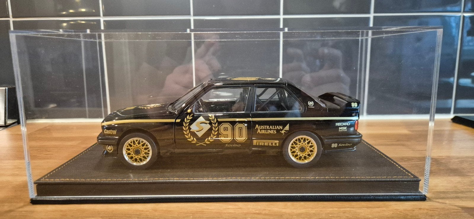 BMW M3 E30 Solido 1/18, Ophalen of Verzenden, Zo goed als nieuw, Solido