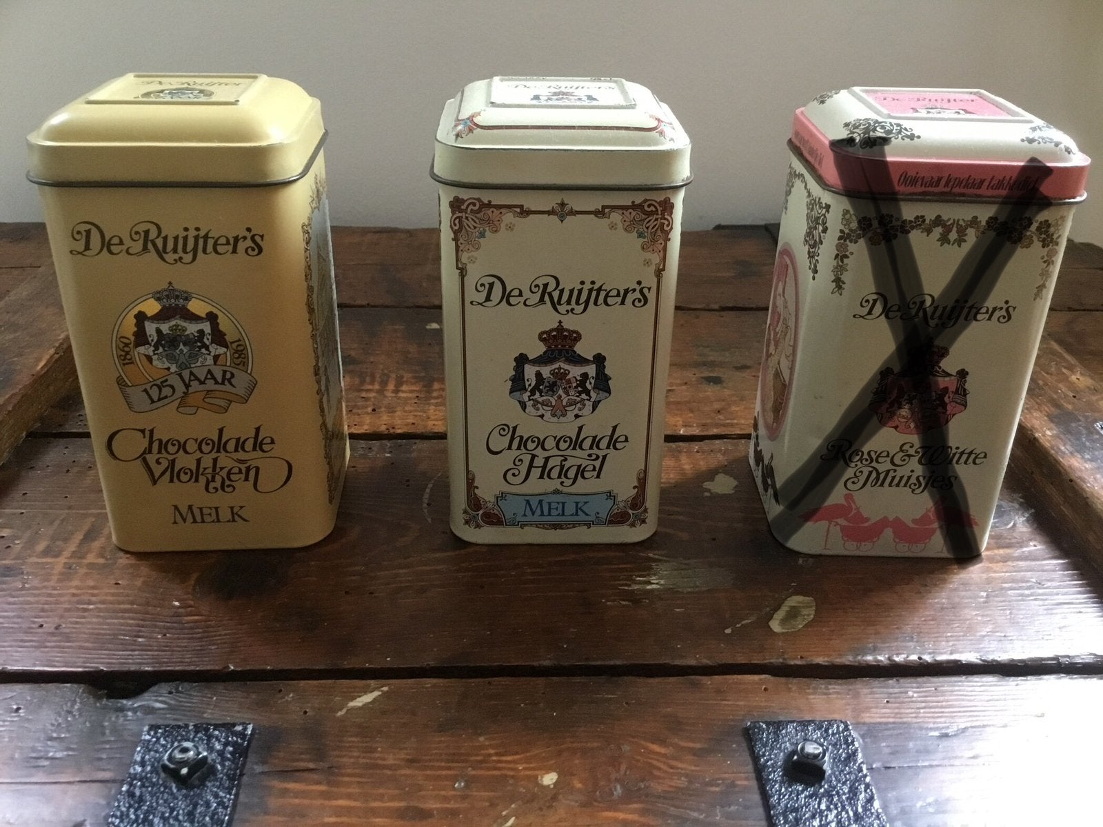 De Ruijter’s blikjes., Ophalen of Verzenden, Gebruikt, Overige, Overige merken