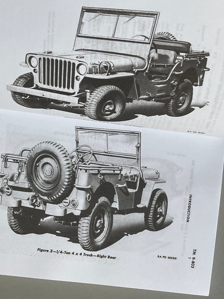 TM 9-803 Willys-Overland MB and Ford Model GPW Jeep, Ophalen of Verzenden, Tweede Wereldoorlog, Nieuw, Overige onderwerpen