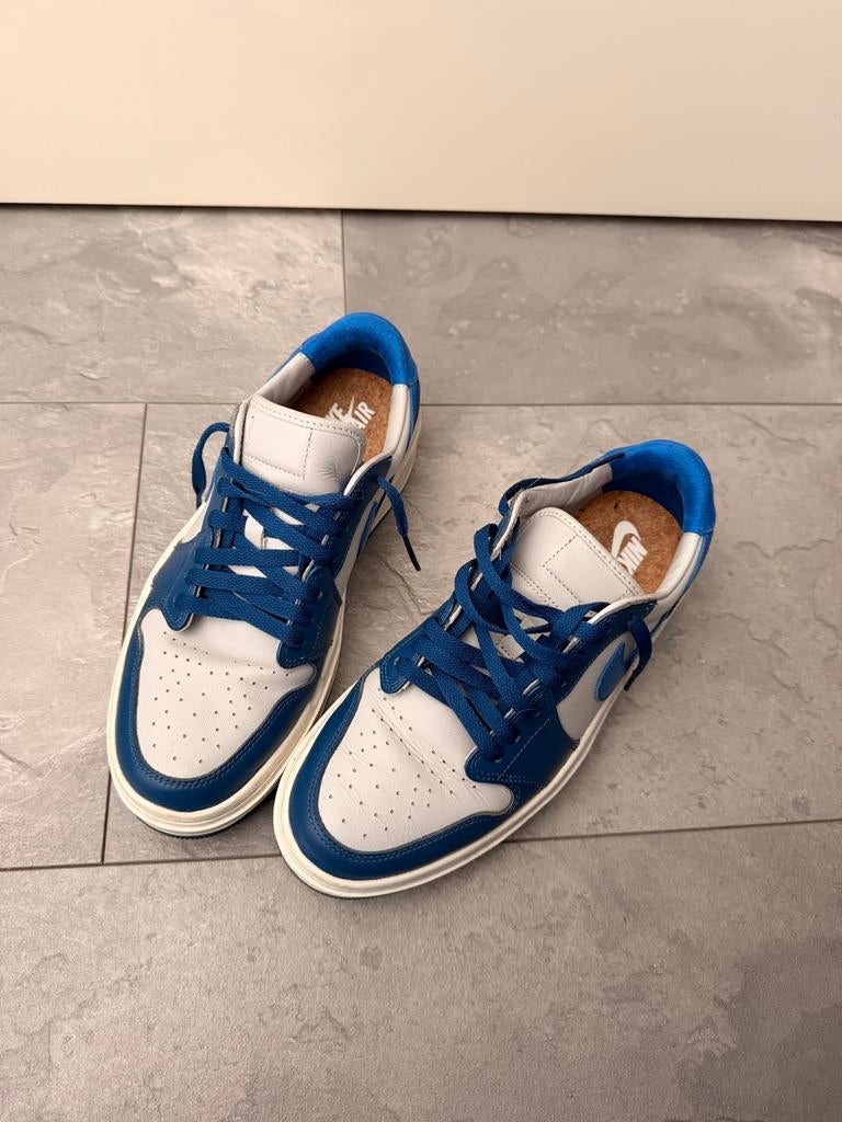 Nike sneakers met kurk zool - Blauw/Wit - Maat 42,5, Ophalen of Verzenden, Blauw, Sneakers of Gympen