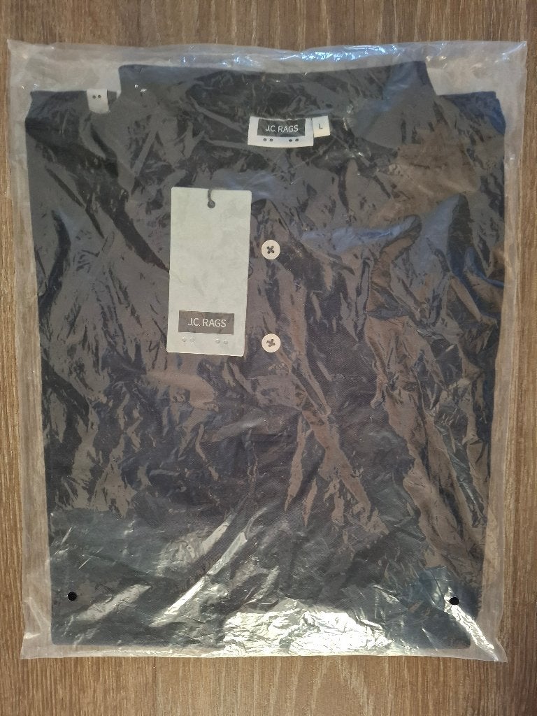 Heren polo shirt J.C.Rags maat L NIEUW, Ophalen, Maat 52/54 (L), Blauw, Nieuw
