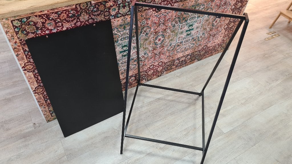 Winkel Reclame bord krijt/swingend ZGAN, Ophalen, Zo goed als nieuw, Reclamebord