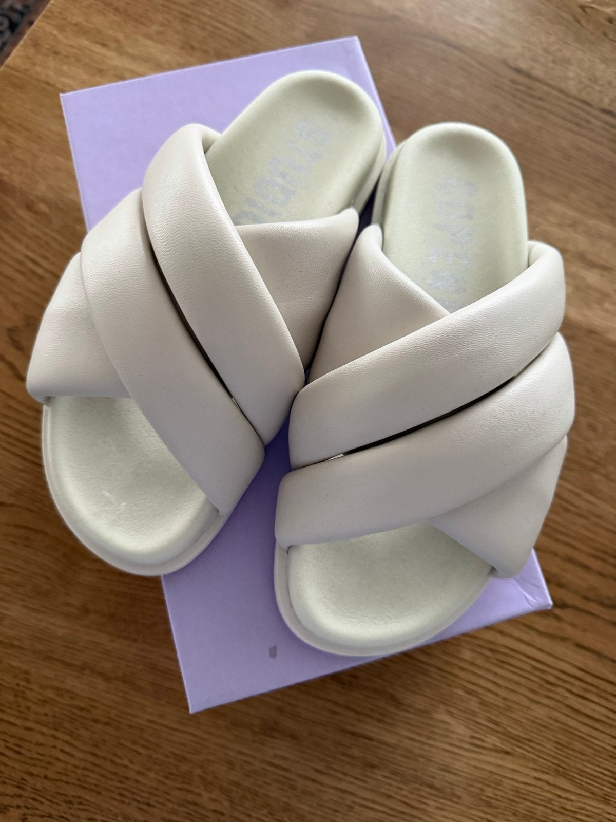 Copenhagen Studios Puff Kruisband Slippers - Maat 37, Ophalen of Verzenden, Nieuw, Beige, Slippers