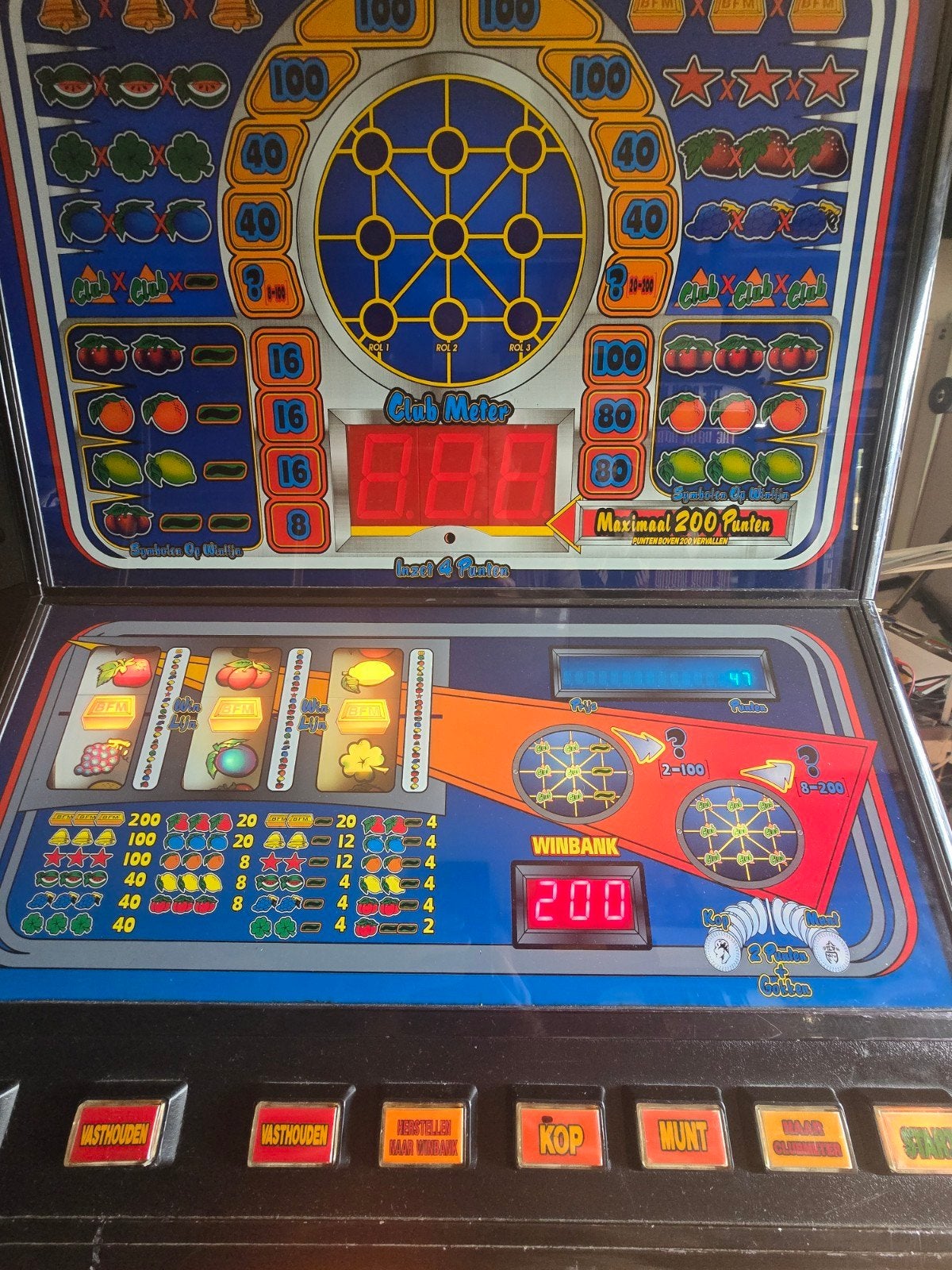 Club 2000 Special Edition fruitautomaat hall versie, Verzamelen, Automaten | Gokkasten en Fruitautomaten, Euro, Ophalen, Gebruikt