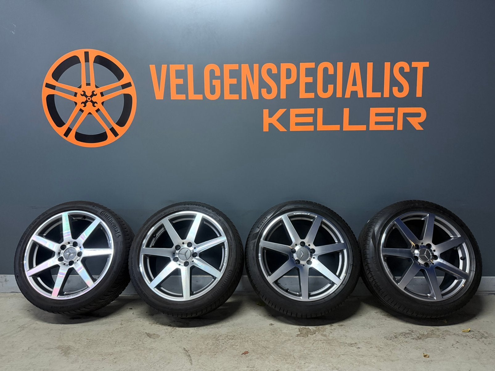 Mercedes C Klasse W204 Amg 18 inch velgen origineel Breedset, Auto-onderdelen, Ophalen of Verzenden, 18 inch, All Season, Banden en Velgen