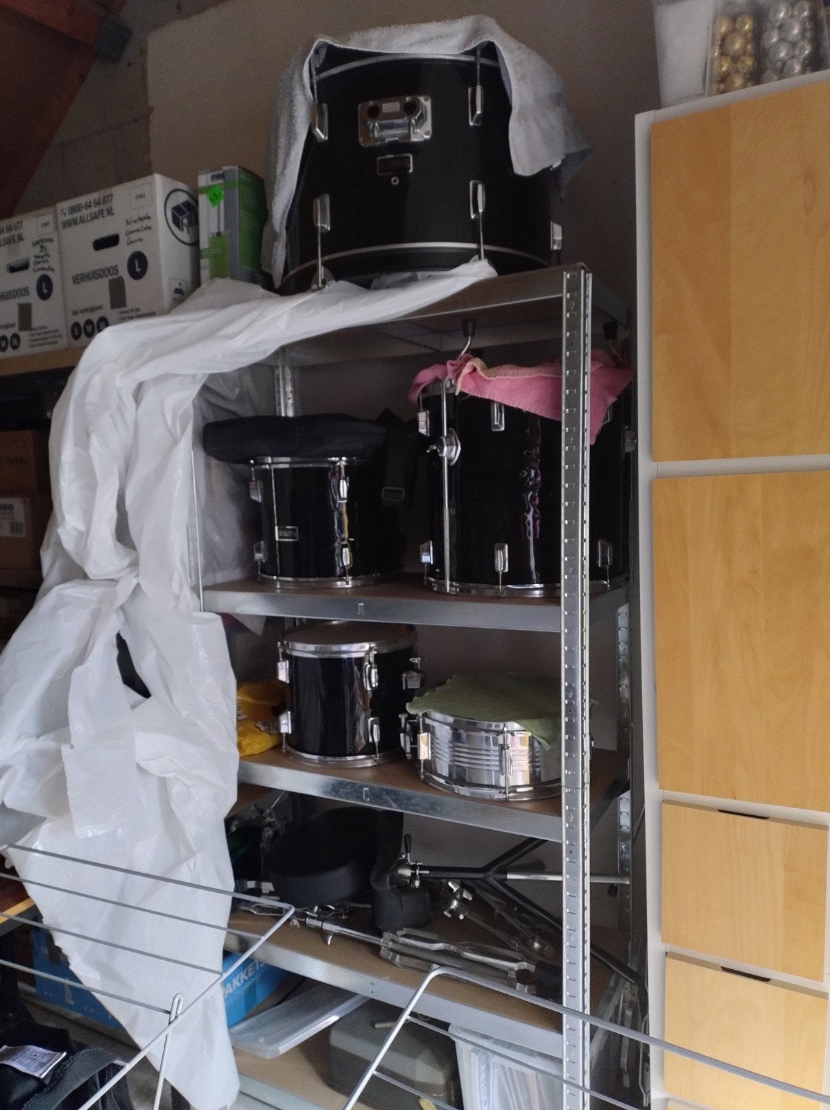 5 delige set Supreme drumset! Ideaal voor beginners., Muziek en Instrumenten, Drumstellen en Slagwerk, Ophalen, Gebruikt, Overige merken