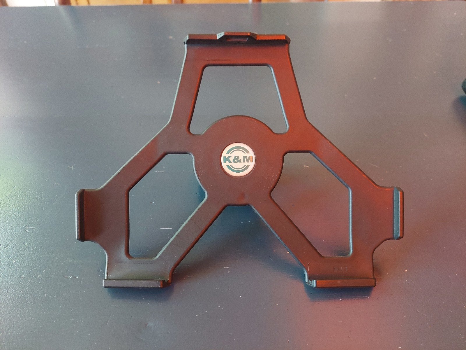 K&M ipad houder voor microfoonstatief, Muziek en Instrumenten, Ophalen, Gebruikt, Instrumentstandaard, Overige instrumenten