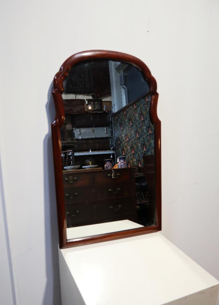 Antieke Soesterspiegel, Antiek en Kunst, Antiek | Spiegels, Ophalen of Verzenden, Rechthoekig, Minder dan 50 cm, Minder dan 100 cm