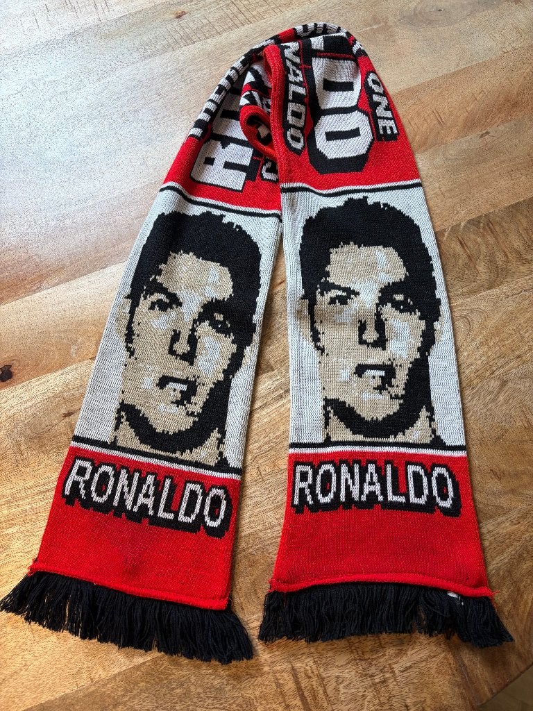 Cristiano Ronaldo Manchester United Sjaal Rookie CR7 2003, Verzamelen, Ophalen of Verzenden, Zo goed als nieuw, Buitenlandse clubs