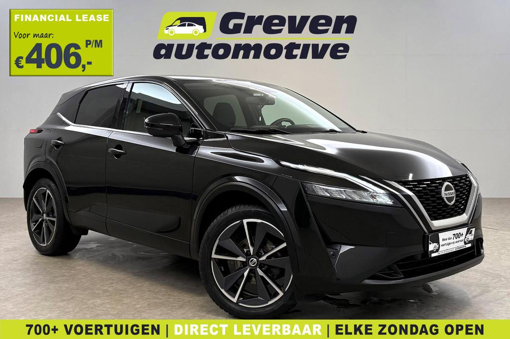 Nissan QASHQAI 1.3 MHEV Xtronic Business Design 158PK | 360, Stof, Euro 6, Bedrijf, Qashqai